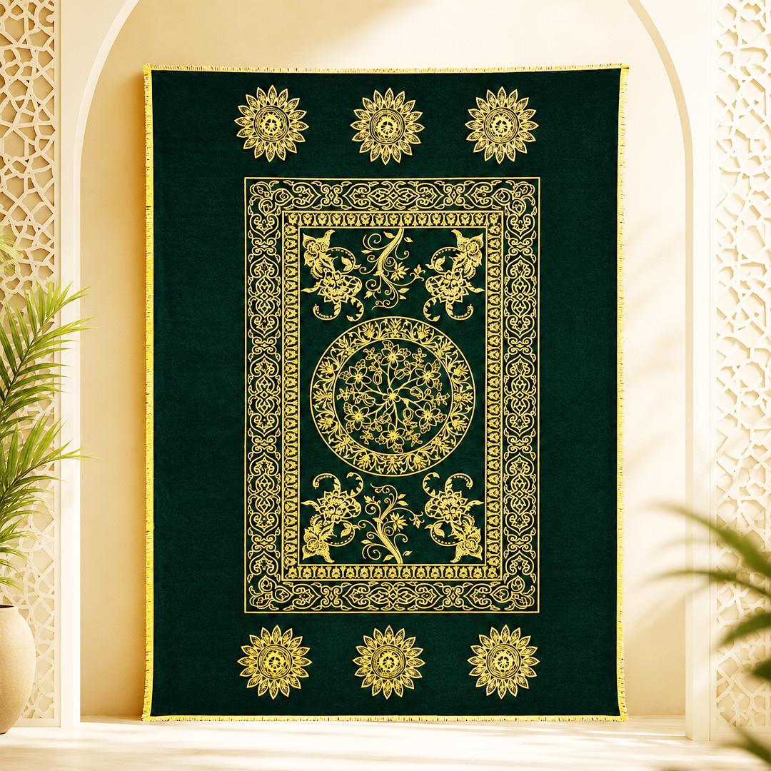 খাটিয়া গিলাফ KG06 - সী গ্রীন (ডিজাইন)