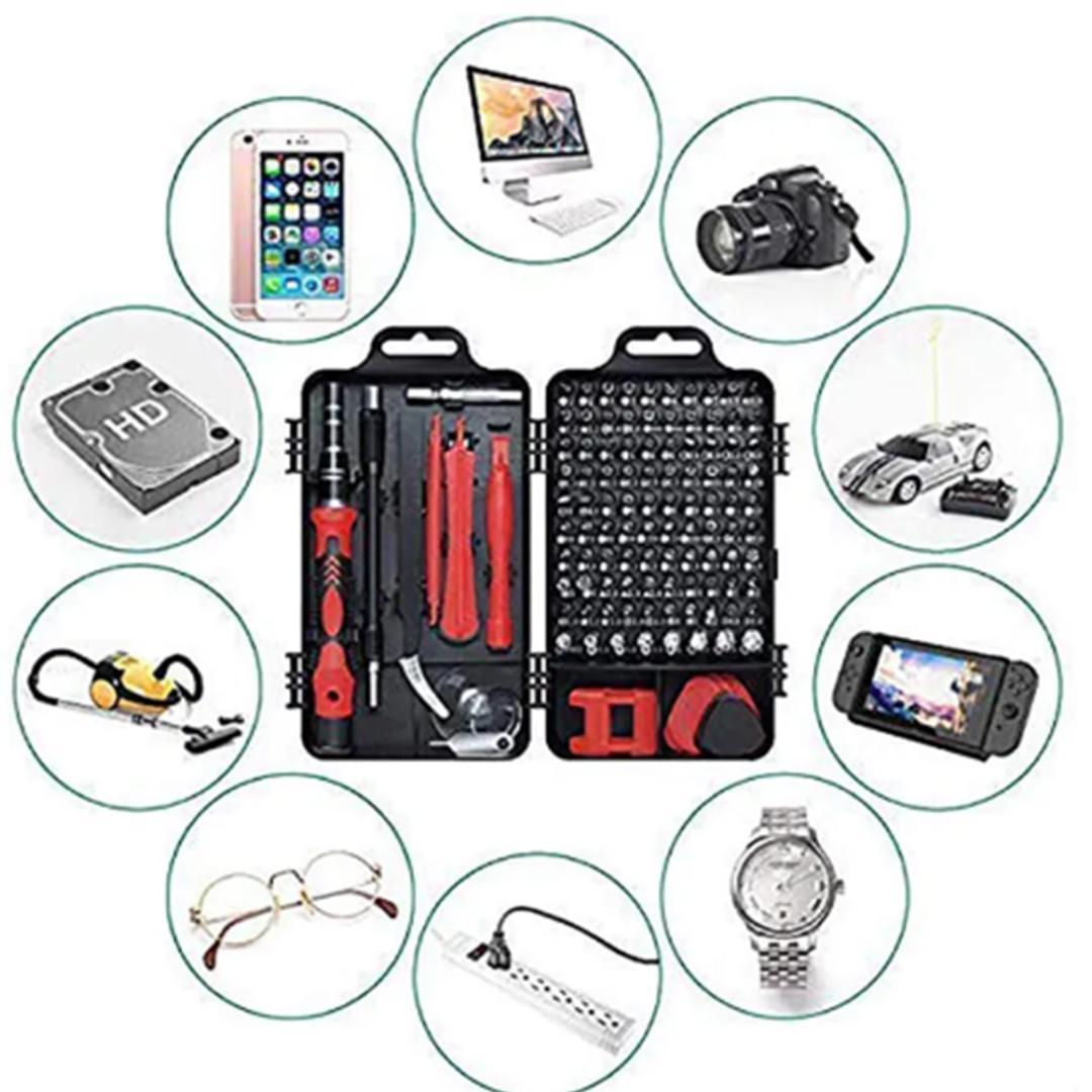 স্ক্রু ড্রাইভার সেট (Screwdriver Set with 115 pcs tools)